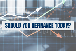 Should you refinance? With a background of random rate trends
