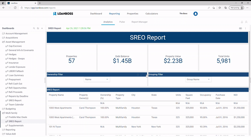Automated Reports able to be replicated from any internal report needed