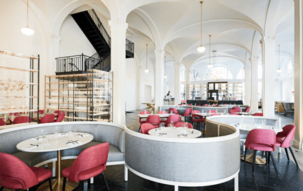  Department store turned hotel, the former retail space was used as an adaptive reuse project to turn into a boutique hotel in Richmond, Virginia