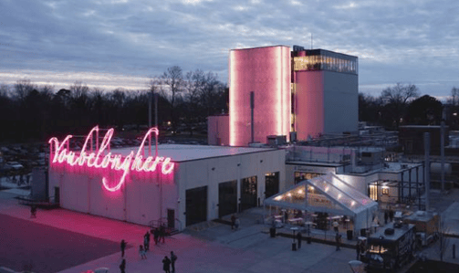 The Momentary,a Mueseum of American Art was once a Kraft cheese factory